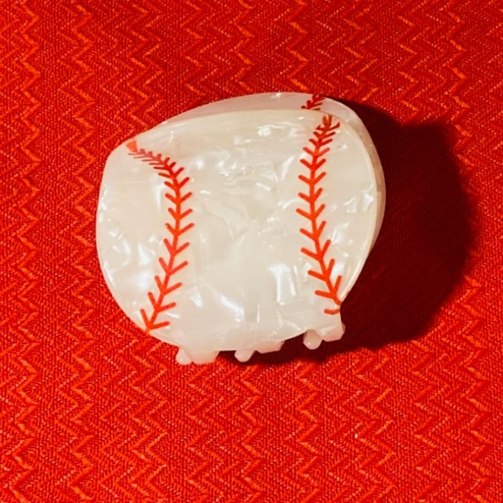 Baseball hair clip